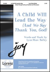 A Child Will Lead the Way Unison/Two-Part choral sheet music cover